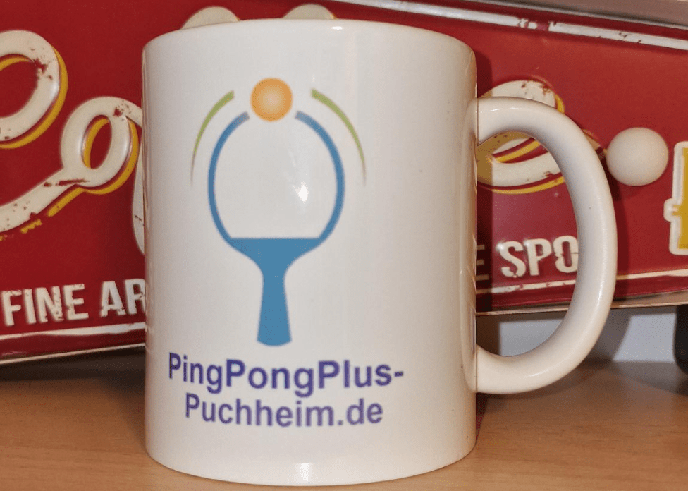 Tasse mit Logo pingpongplus-puchheim.de